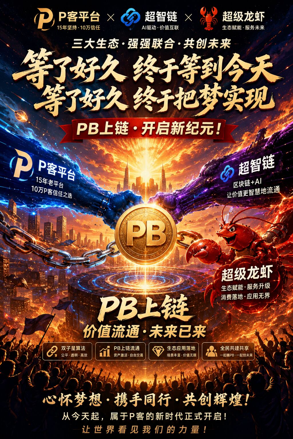 PB上链与三大生态兑换通道